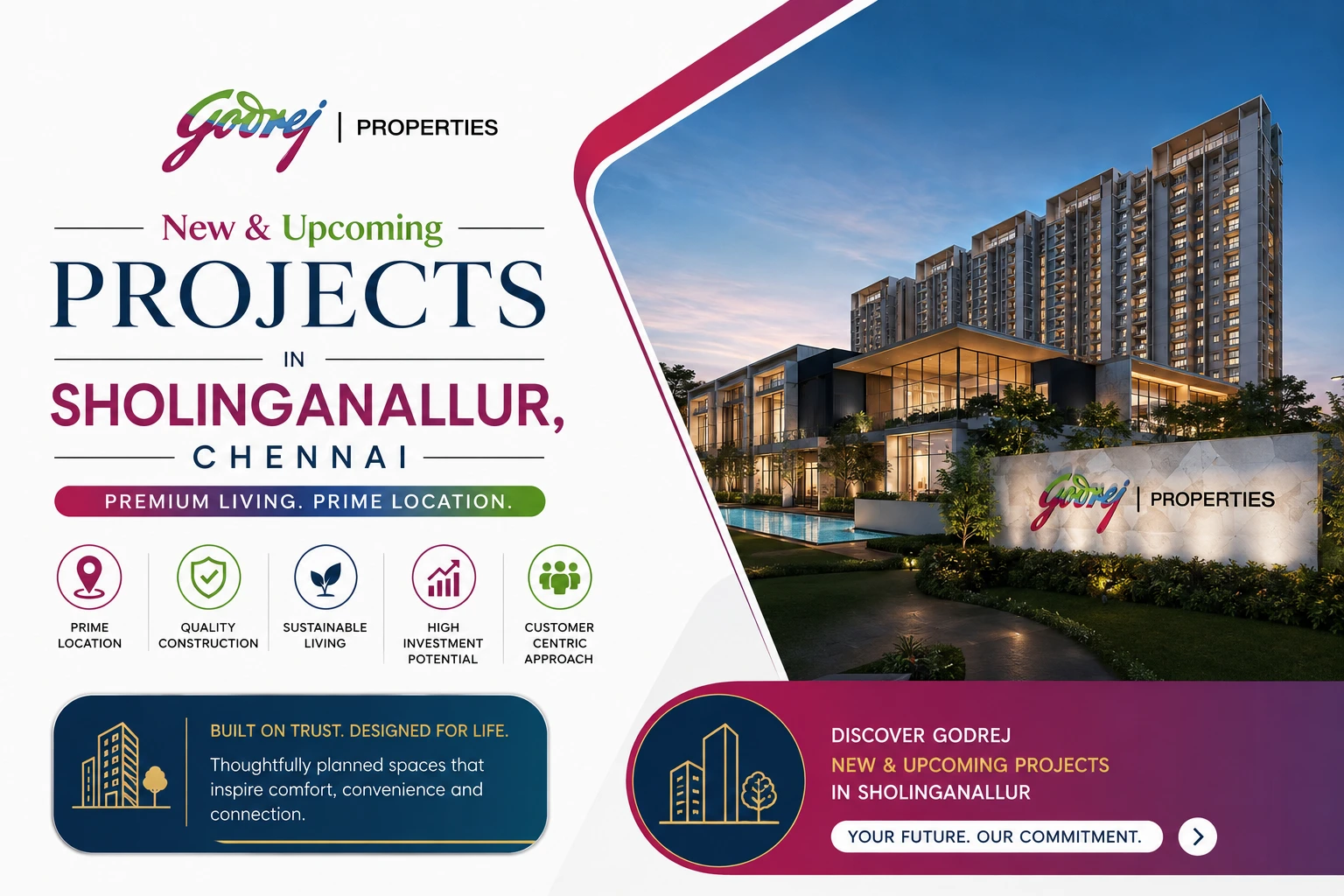 Godrej Properties official logo for Sholinganallur residential projects