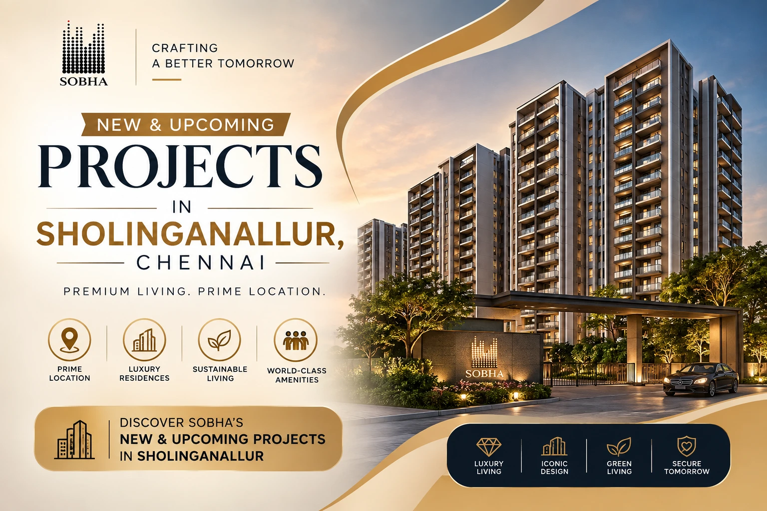 Sobha Limited official logo for Sholinganallur residential projects