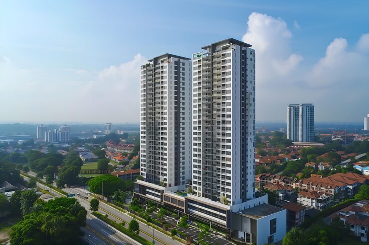 Urbanrise Whispers Of Sky under construction project in Sholinganallur